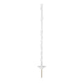 Superplaststolpe Pro+1300mm vit 10 st