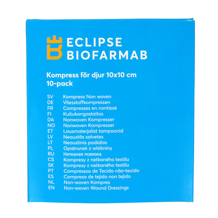 Kompress för djur 10x10 cm 10-pack