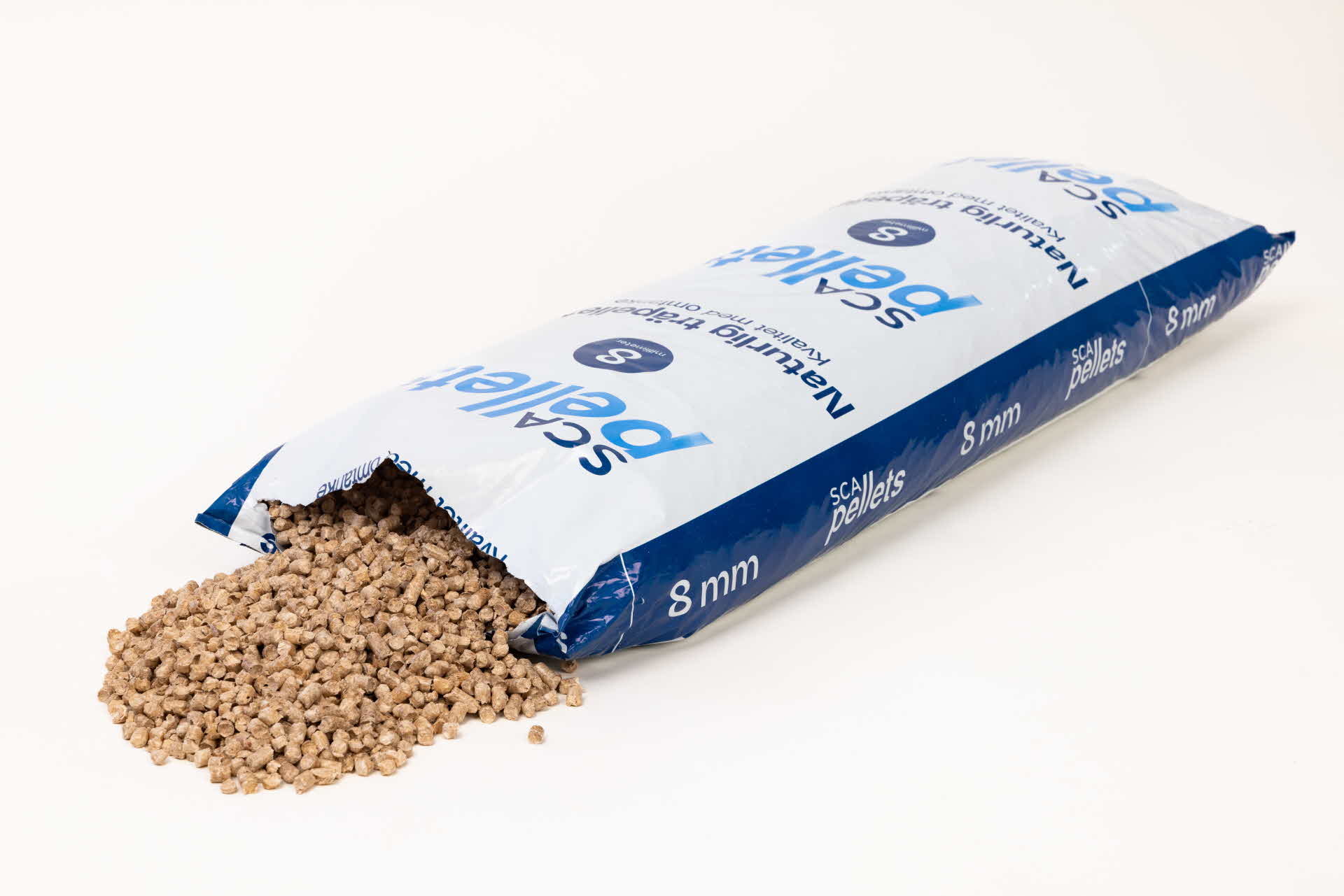 Värmepellets 8 mm småsäck 16 kg