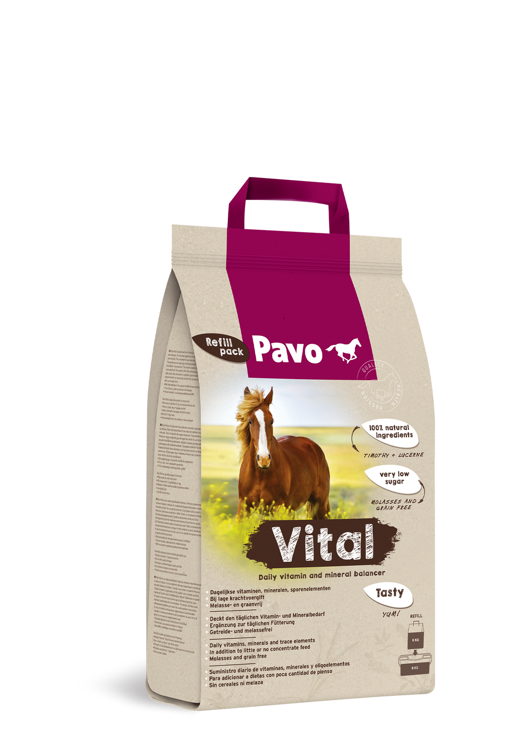 Pavo Vital 8 kg Refillpåse