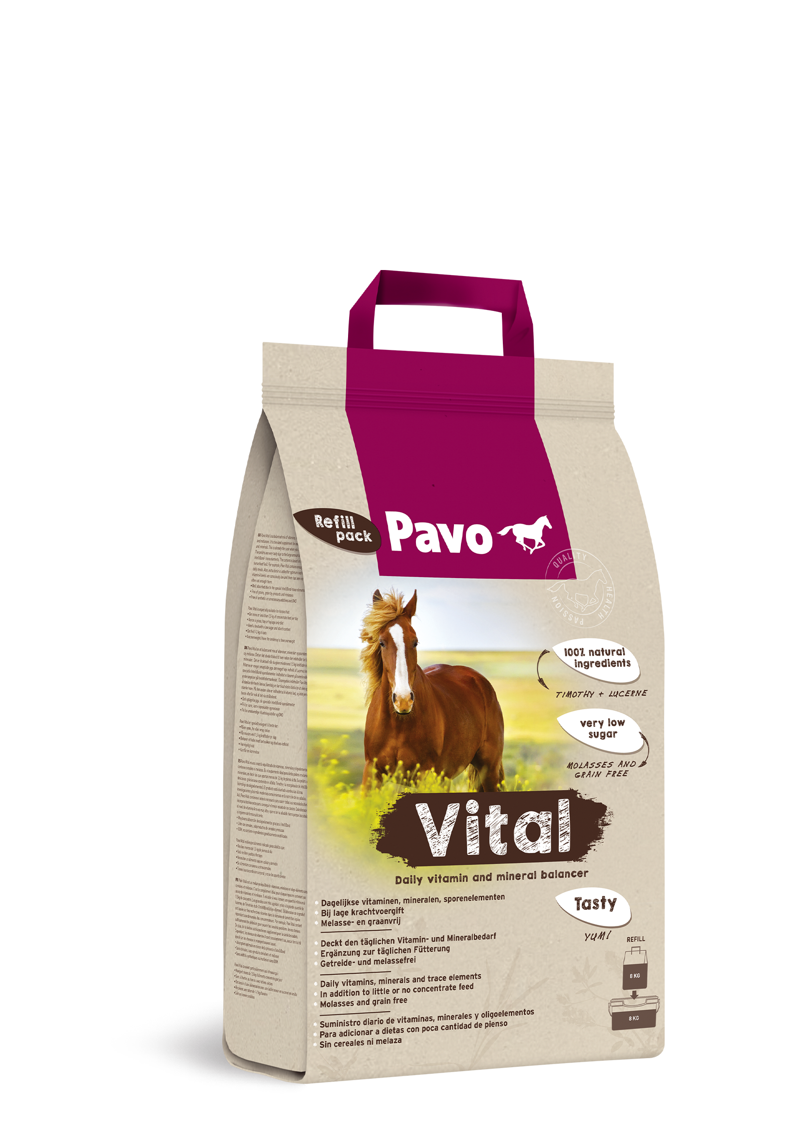 Pavo Vital 8 kg Refillpåse